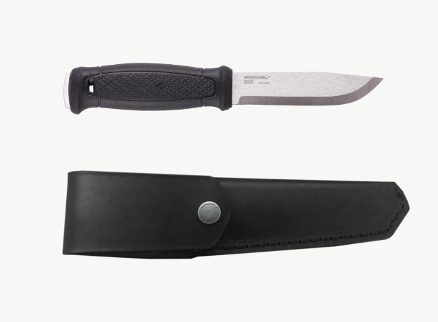 Cuchillo Garberg con funda de cuero